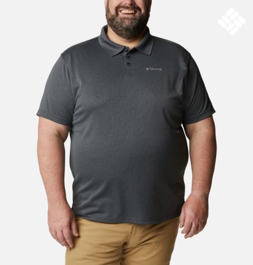 Columbia Utilizer Polo T Skjorte Herre Mørke Grå | Plus Size 19253M